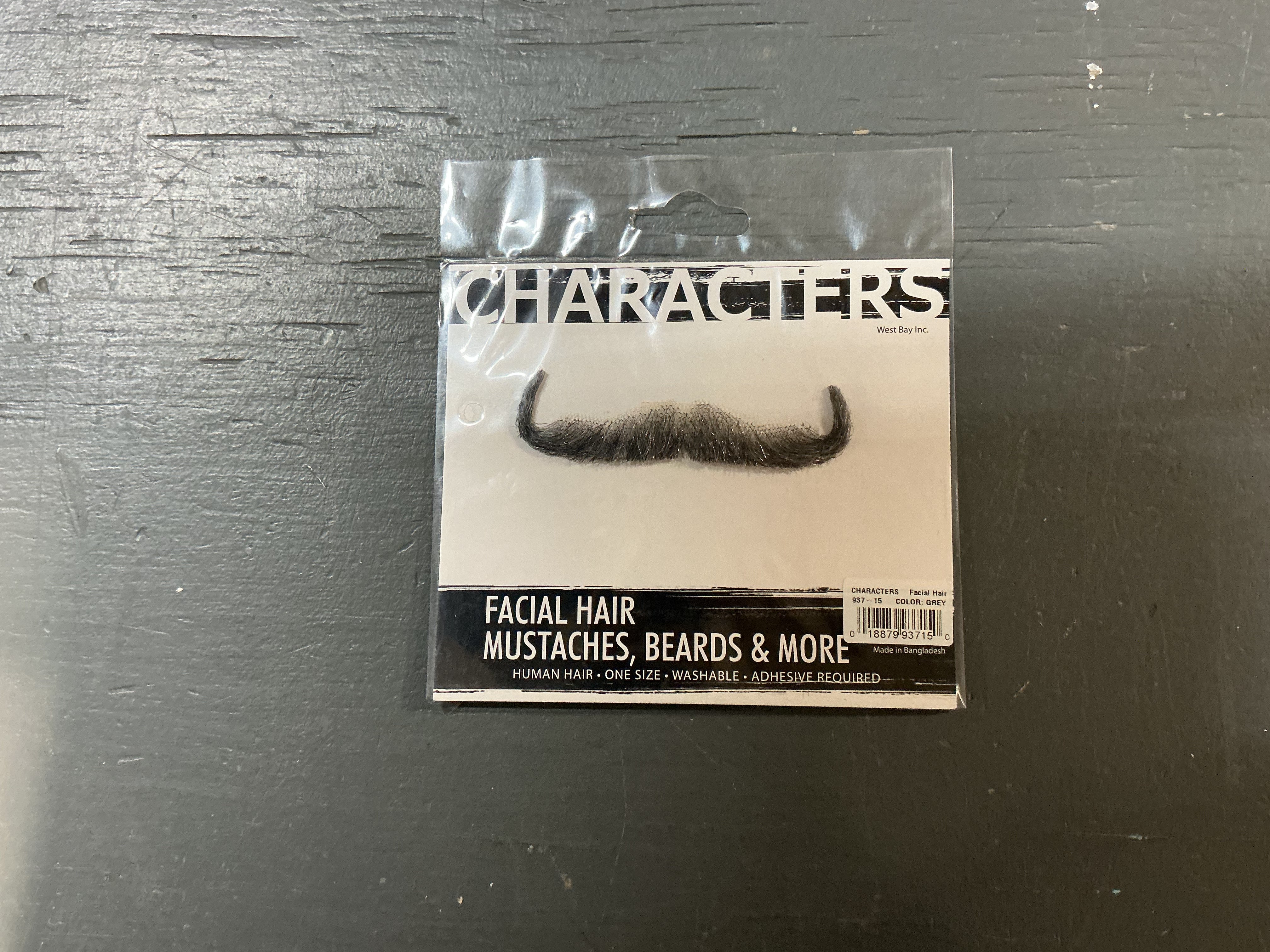Economy Human Hair Debonair Mustache