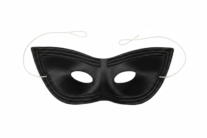 Harlequin Half Mask