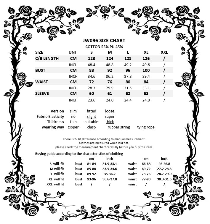 Sizing Chart