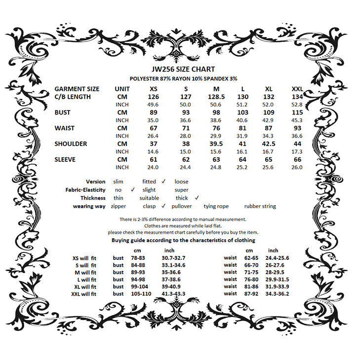 Sizing Chart