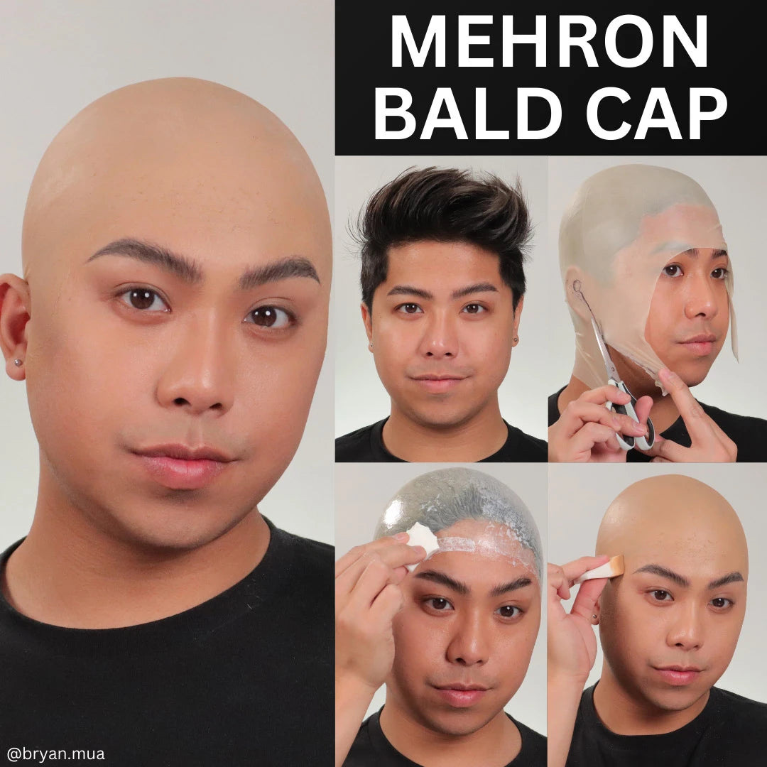 Bald Cap Kit With Makeup