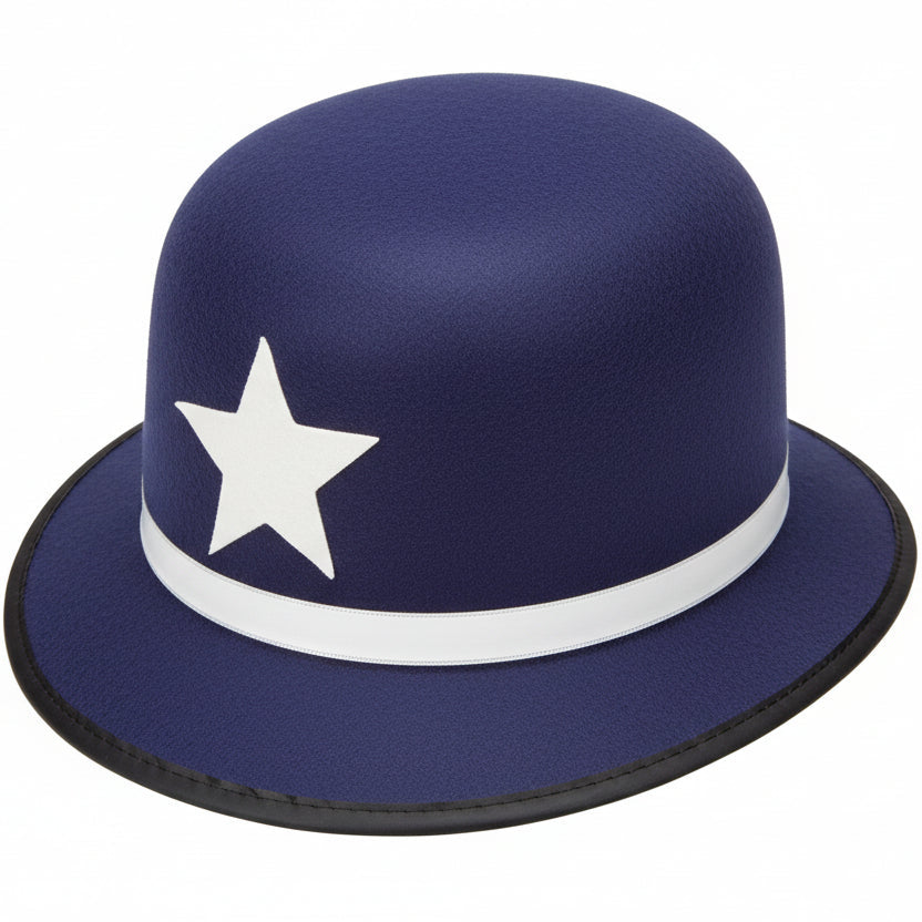 Keystone Cop Hat Blue 
