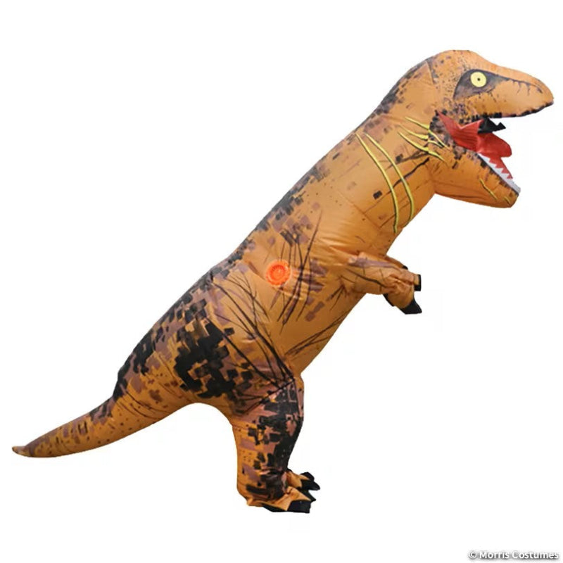 Inflatable Brown T-Rex Brown Costume Child One Size