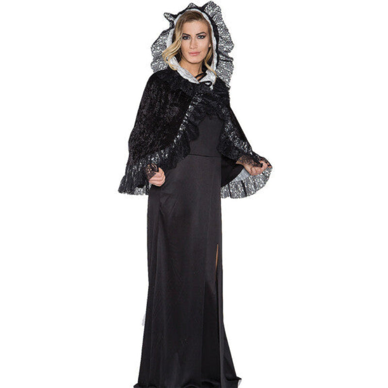 Lace Capelett Grey Adult