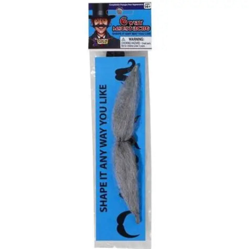 Six-Way Moustache