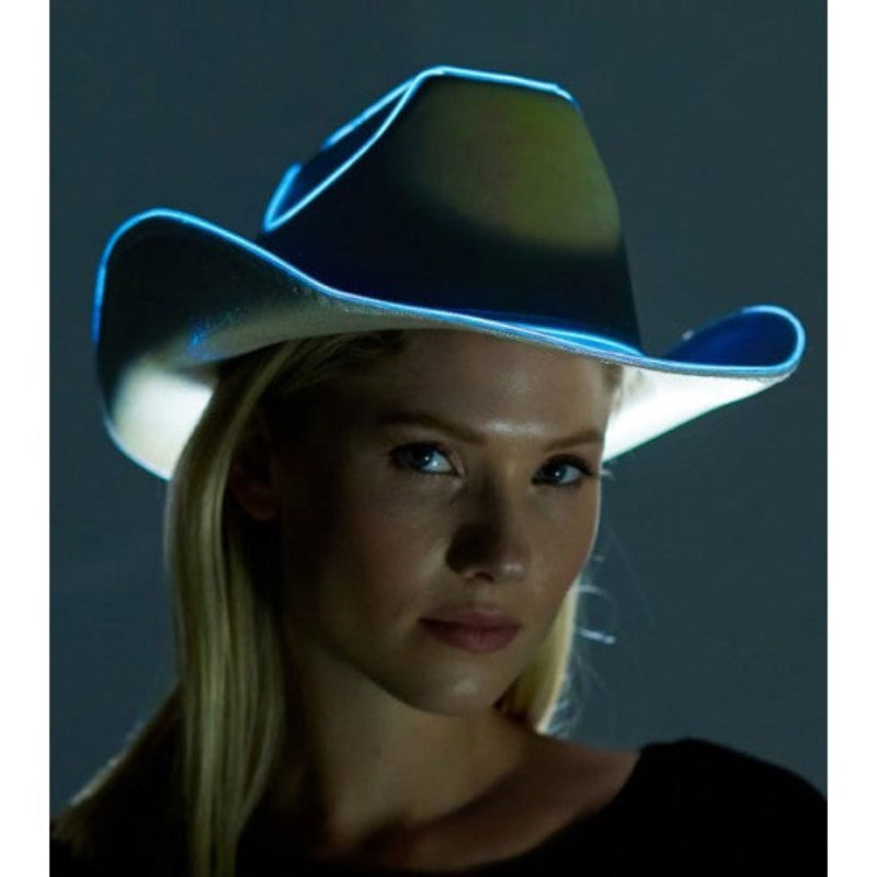 Neon Light Cowboy Hat