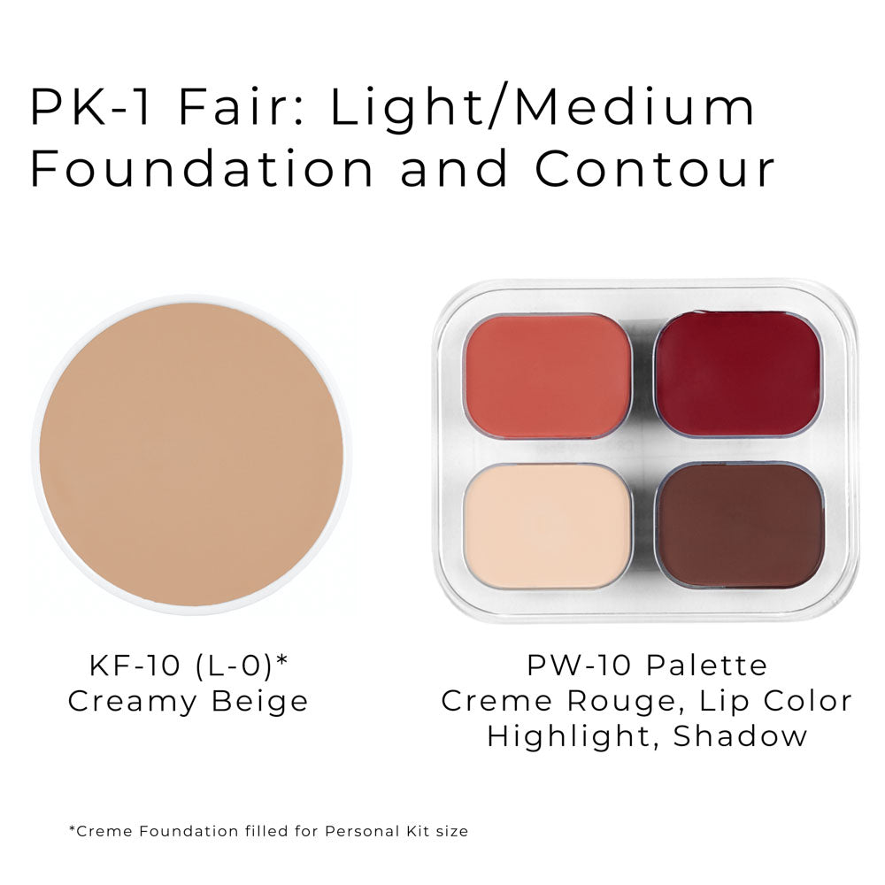 Ben Nye Personal Student Creme Kit (PK-0 - PK-6)