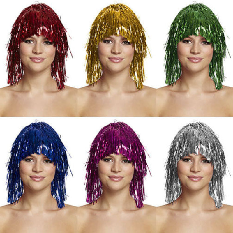 Tinsel Wig - Choose Your Color!