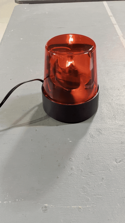 Spinning Police Beacon
