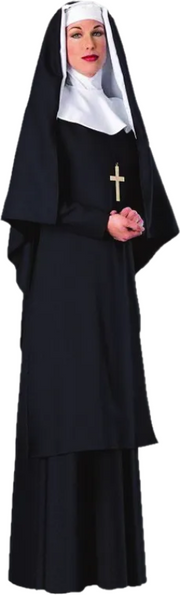 Deluxe Nun Adult Costume Size Medium