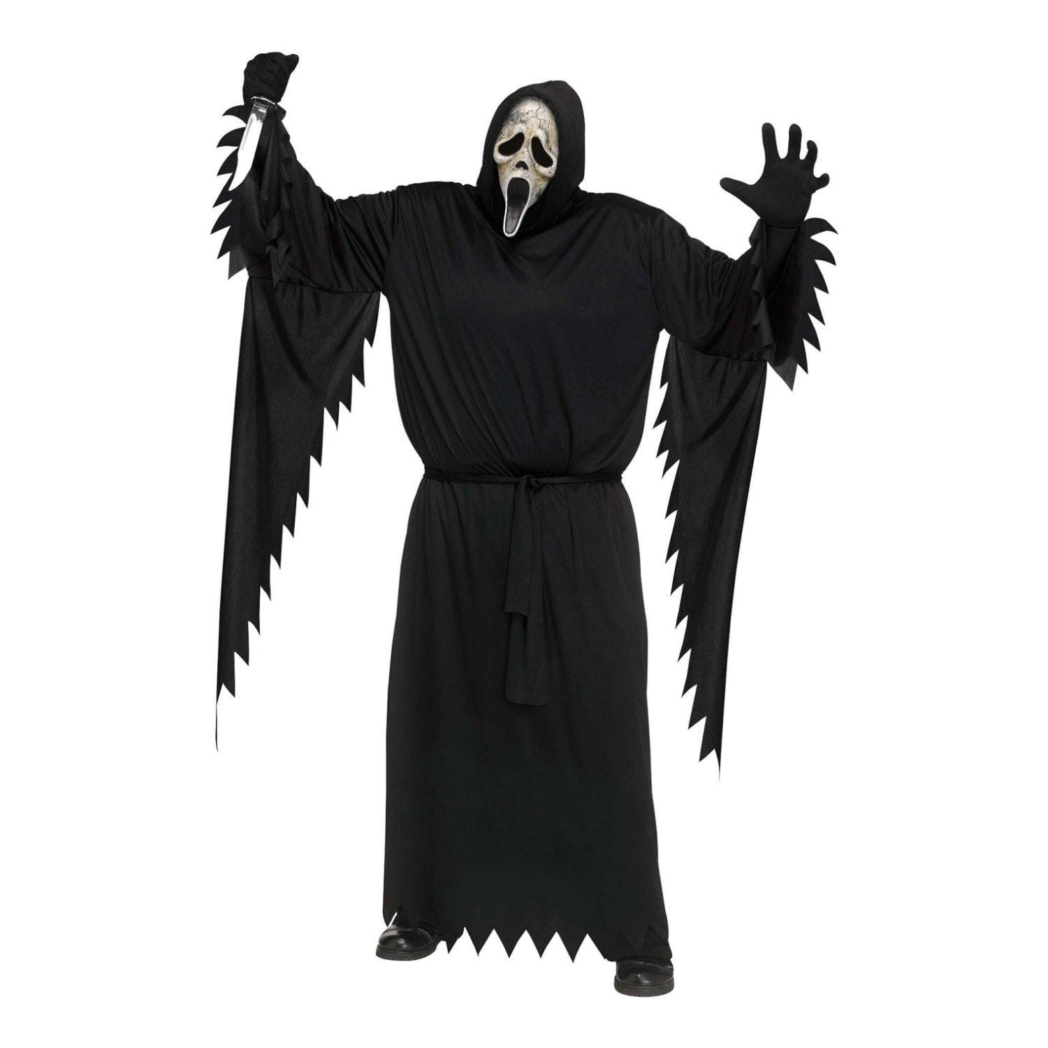 Scream 6 Ghost Face Aged Adult Costume