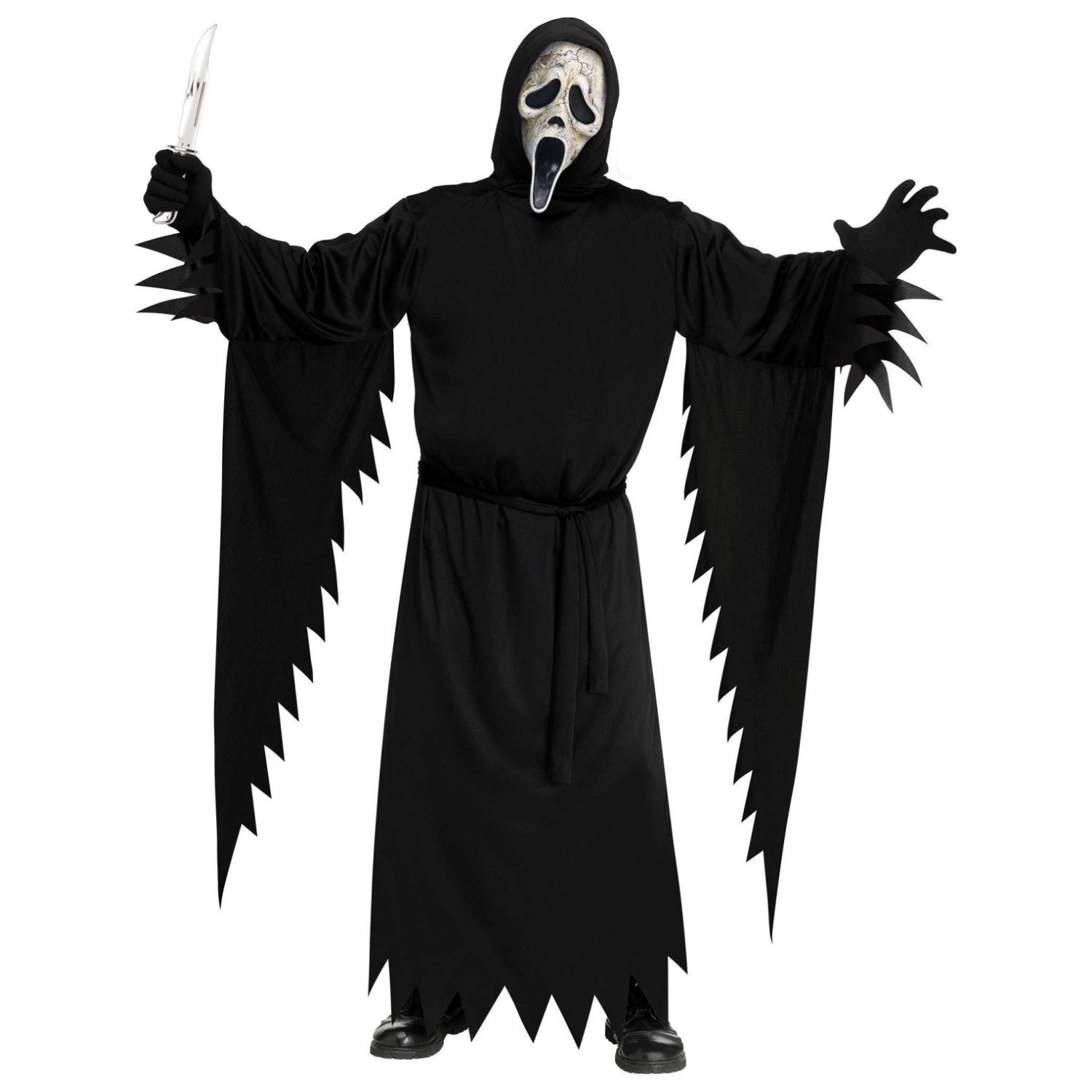Scream 6 Ghost Face Aged Adult Costume