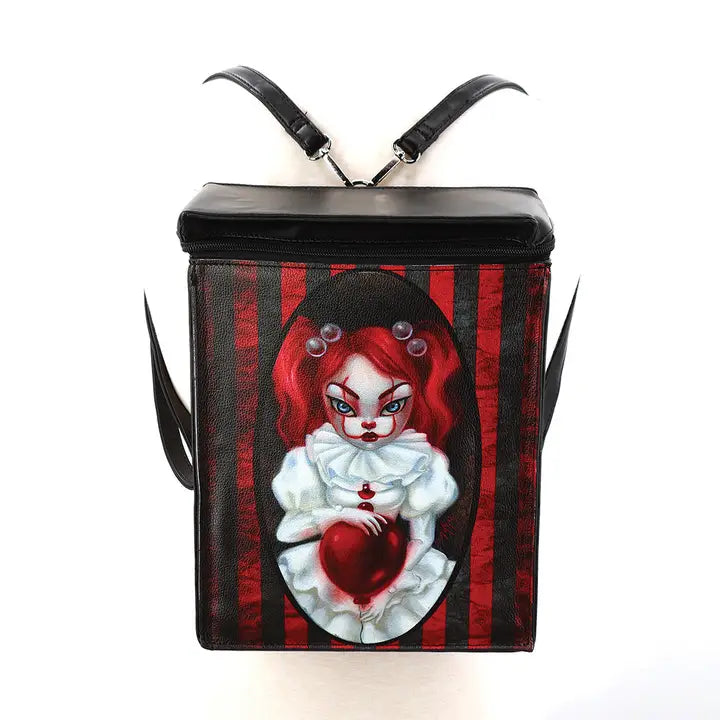 Smiley Girl Clown Mini Backpack