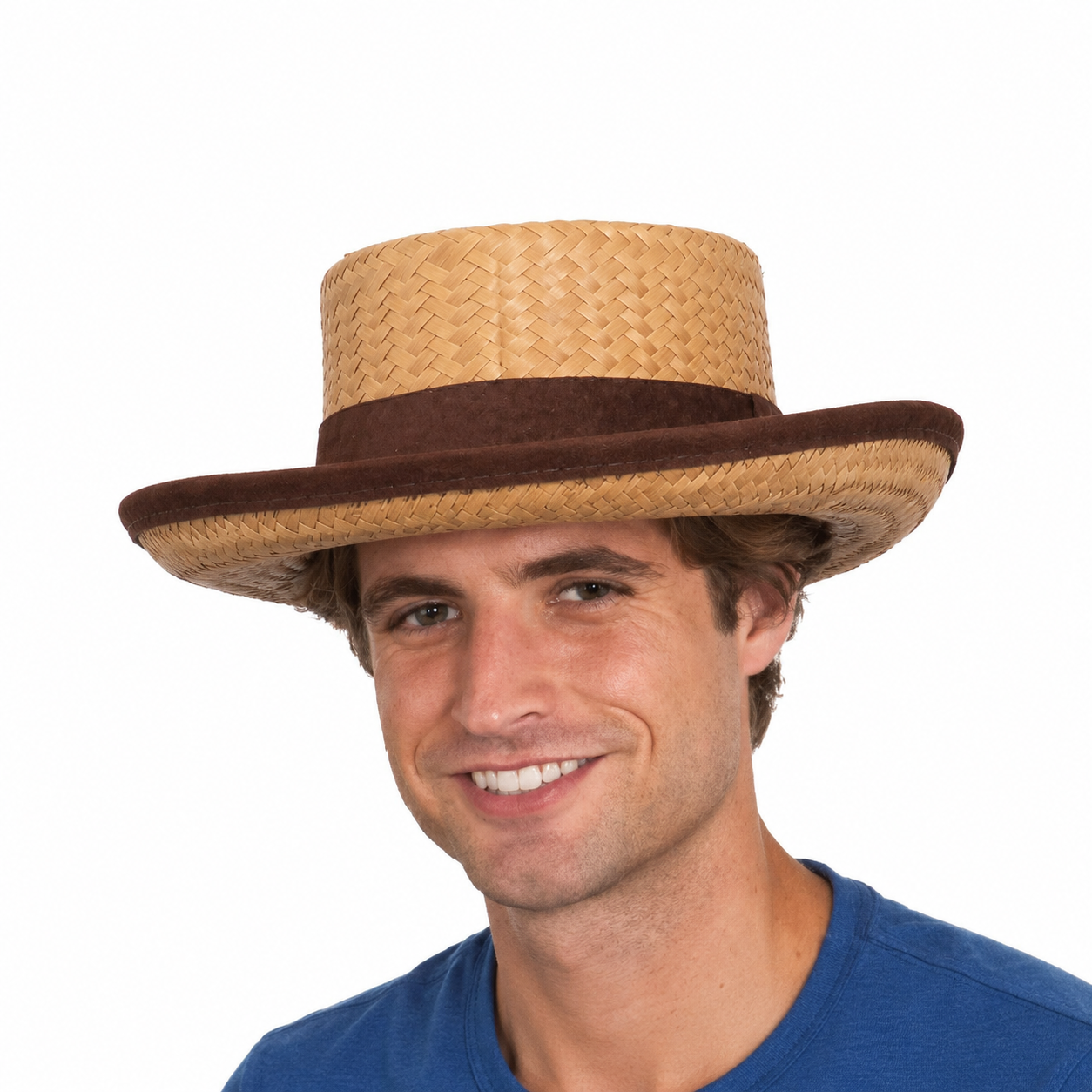 Straw Gambler Hat