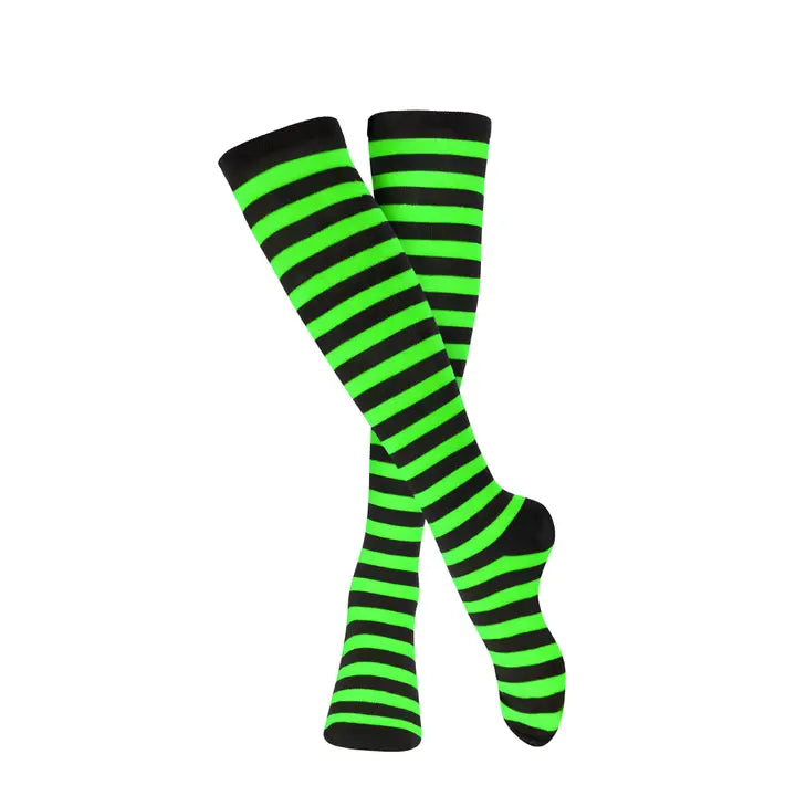 Striped Knee Socks