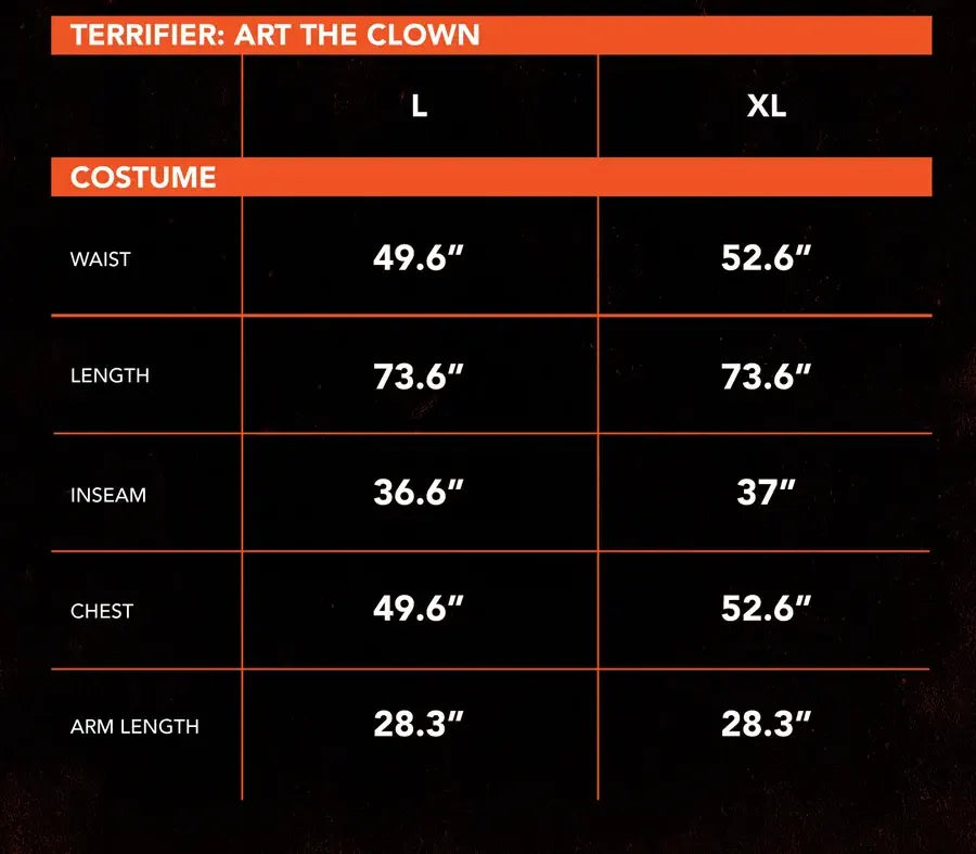 Sizing Chart