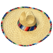 Traditional Sombrero with Serape Band