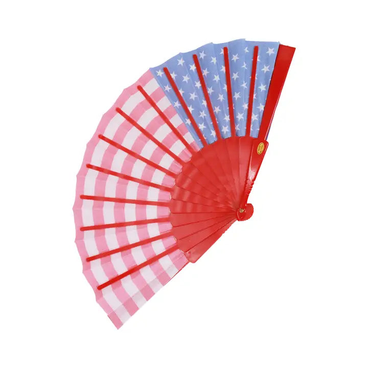 USA American Flag Folding Fan