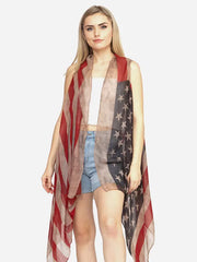Vintage American Flag Vest