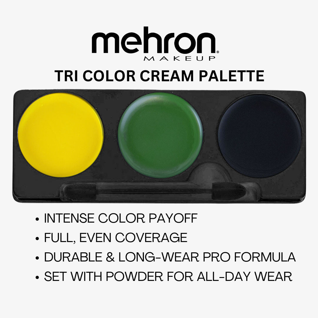 Tri-Color Palettes by Mehron - Ghoul/Witch