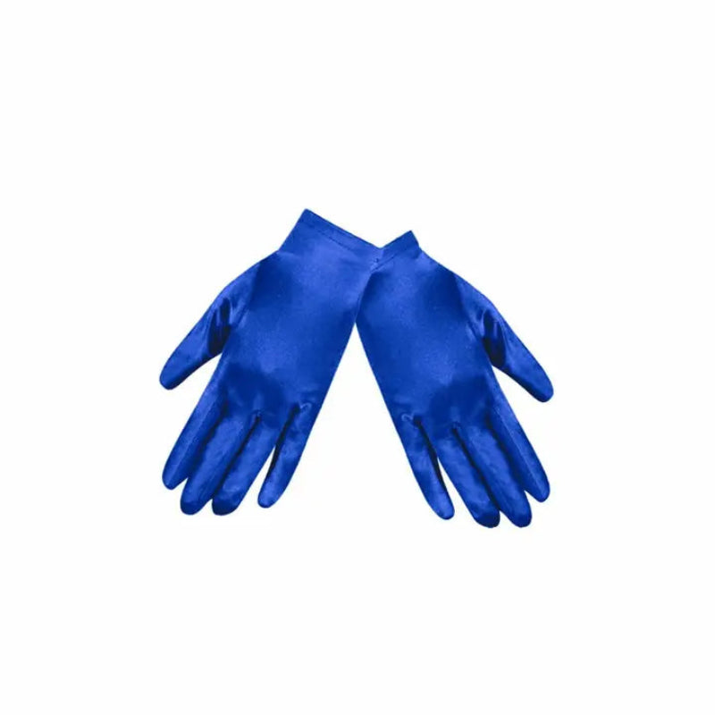 9 Inch Wrist Length Satin Gloves Adult
