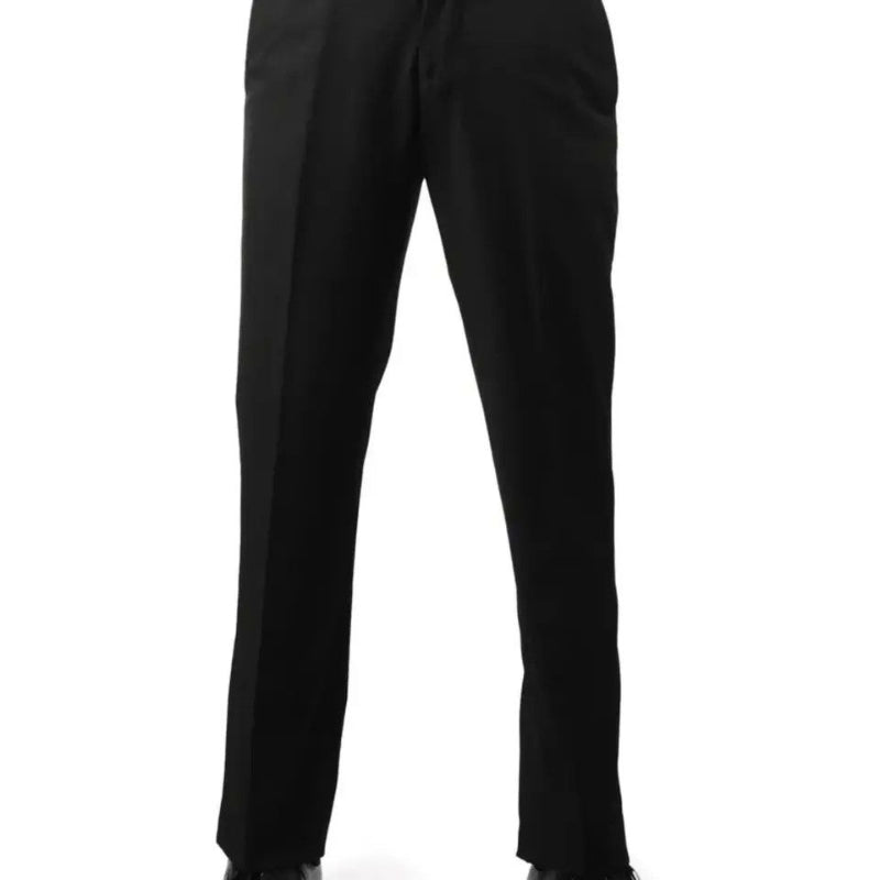 Black Regular Fit Mens Dress Pants