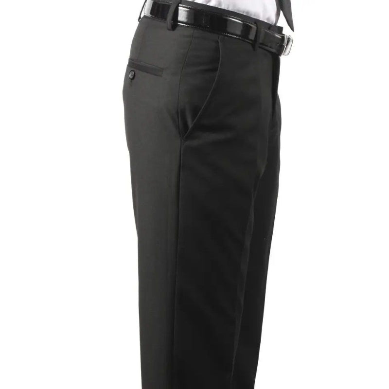 Black Regular Fit Mens Dress Pants