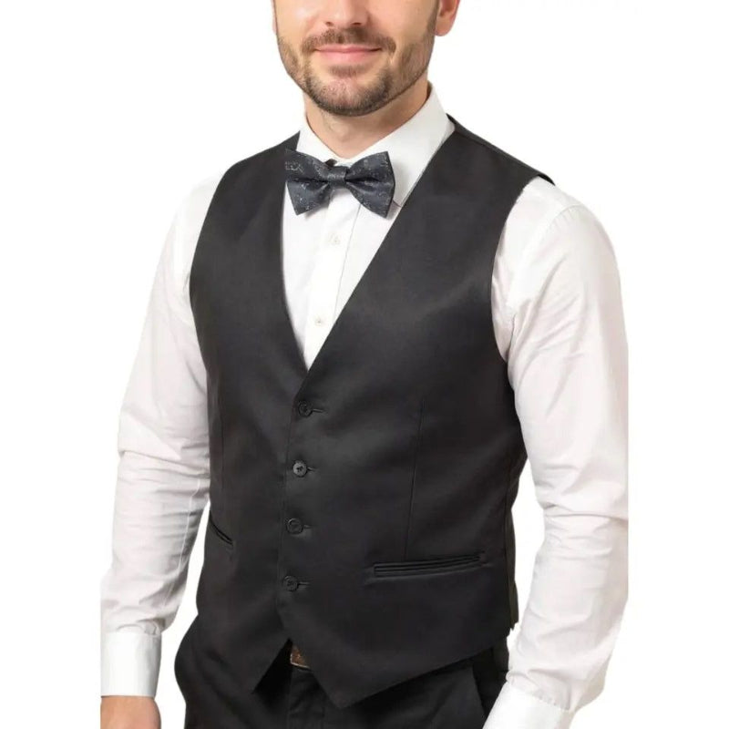 Black Vest Set Mens