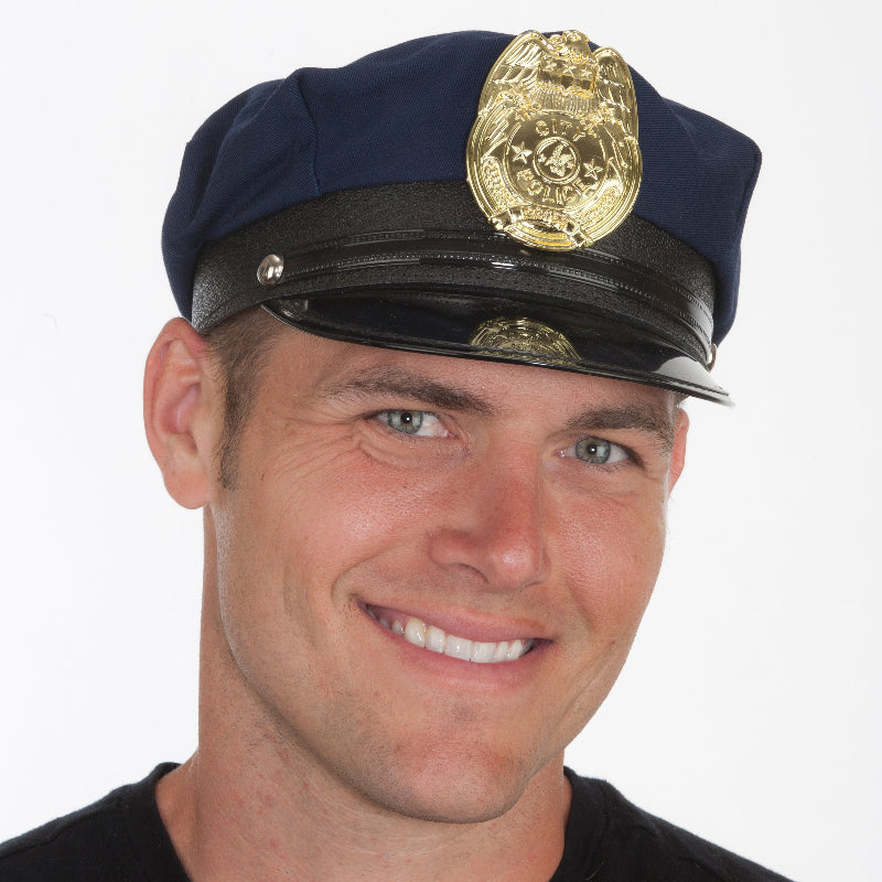 Police Hat with Badge