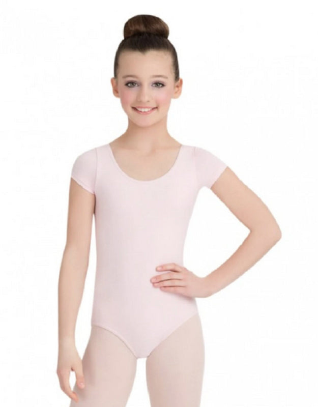 Kids Cotton Short Sleeve Leotard - Capezio® CC400C