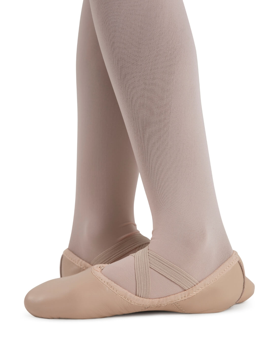 Kids Juliet Leather Ballet Slippers Light Pink- Capezio® 2027C