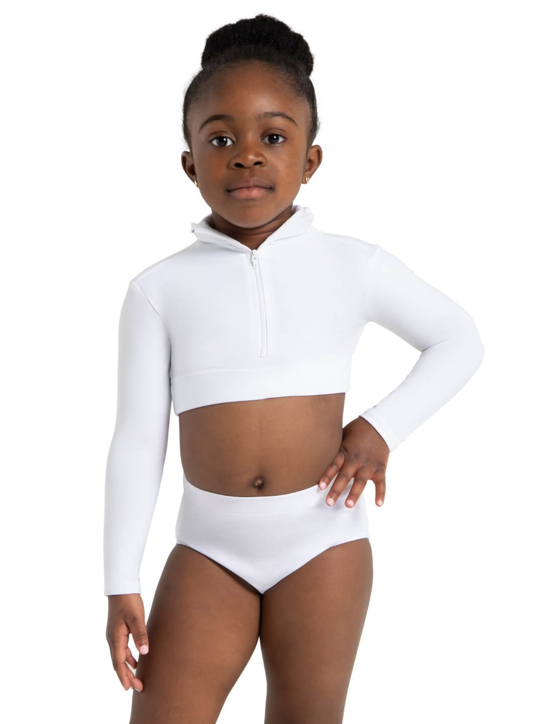 Kids Turtleneck Long Sleeve Top - Capezio® TB107C