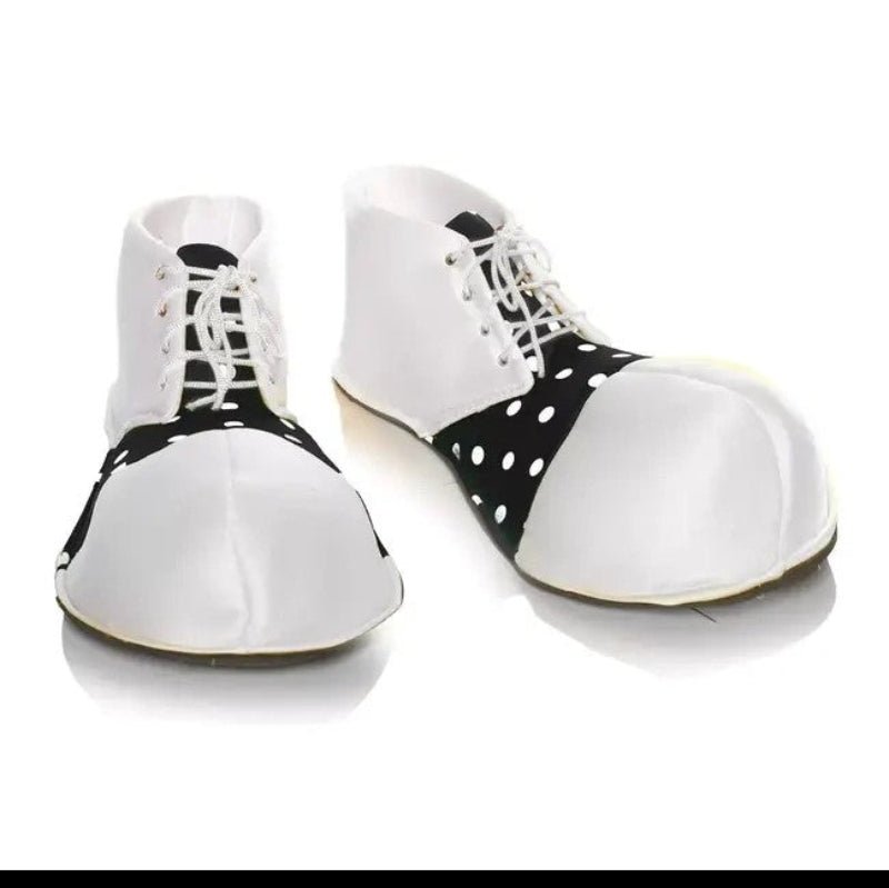 Black and White Clown Shoes Adult
