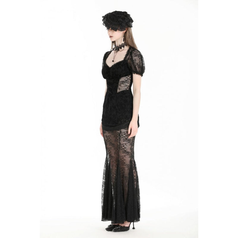 Gothic Lace Mermaid Dress Adult