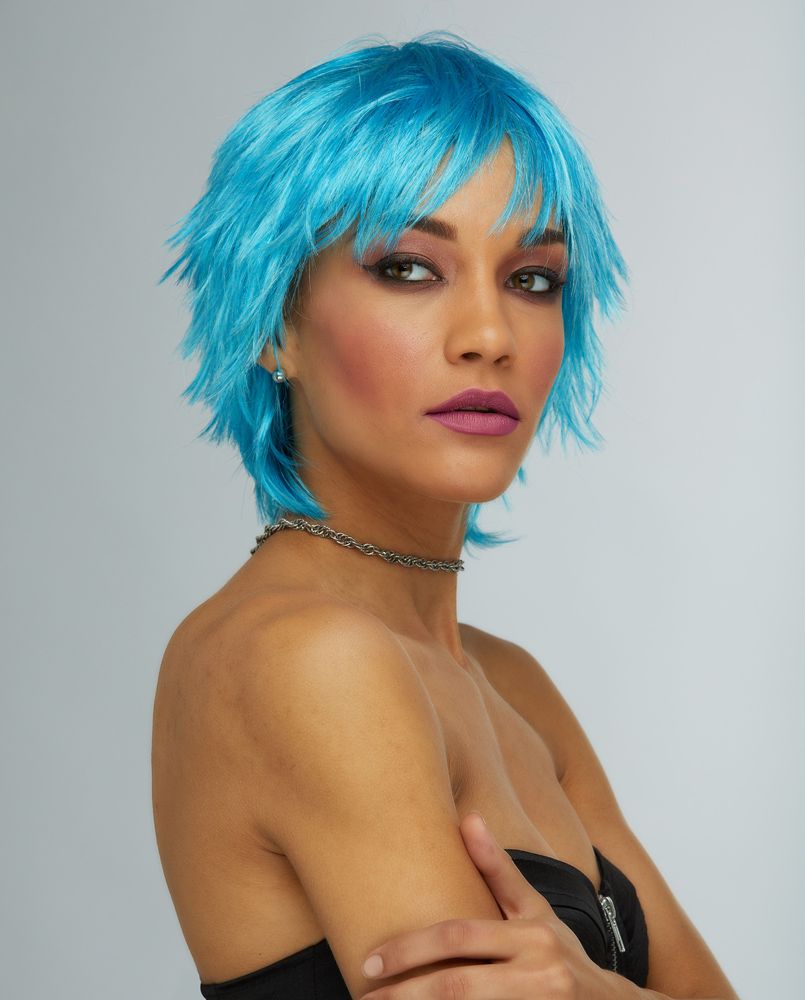 Unisex Anime Blush Jinx Wig