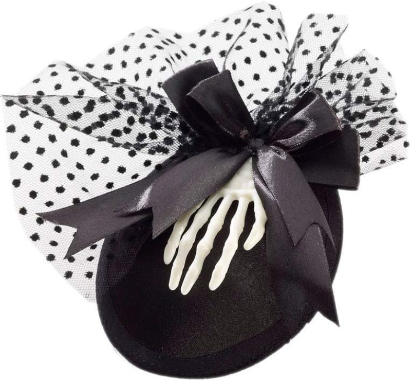 Skeleton Mini Hat w/Clips