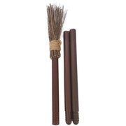 Straw Witch Broom 3 pc.