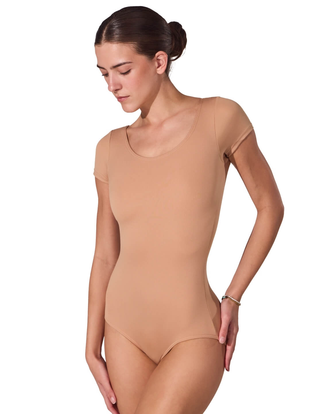 Adult Nylon Short Sleeve Leotard - Capezio® Style TB133