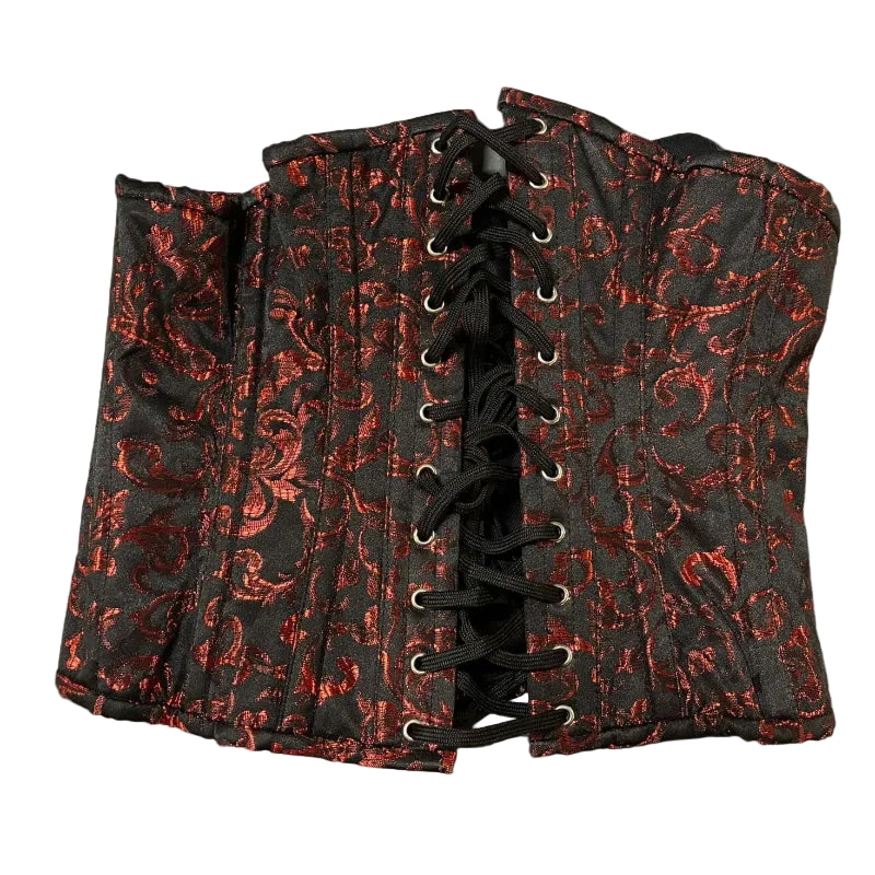 Brocade Underbust Corset Scarlet 26"