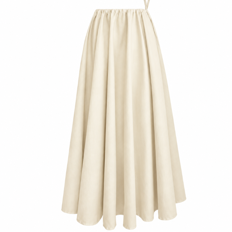 Ursula Light Cotton Skirt Cream