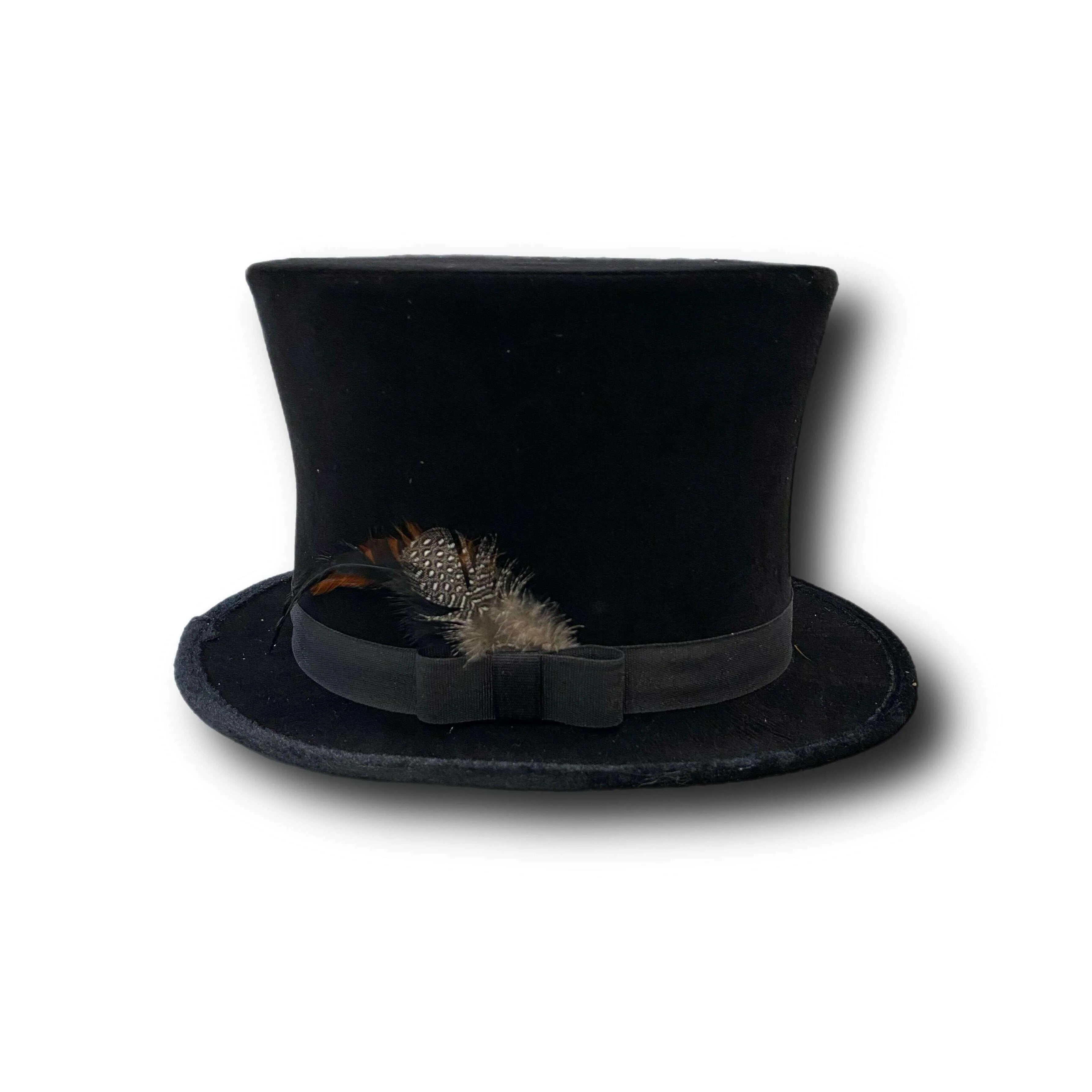 Top Hat Wool-Like Black Adult XL