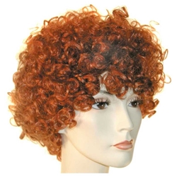 Orphan Annie Wig Auburn Curly Wig for Little Orphan Annie in Annie