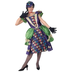 Mardi Gras Lady Deluxe Adult Costume