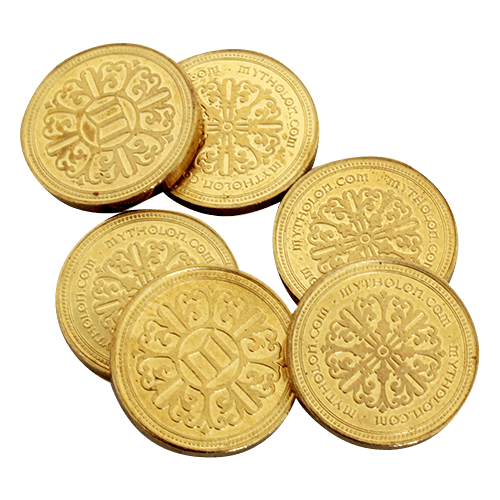 Gold Coins for LARP (Set of 10)