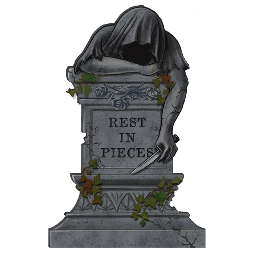 Rest In Pieces Headstone | The Costumer