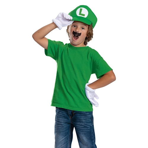 Luigi Elevated Child Accessory Kit | The Costumer