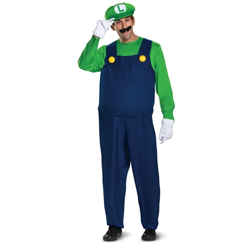 Luigi Deluxe Adult Costume | The Costumer