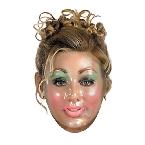 Transparent Young Woman Mask | The Costumer