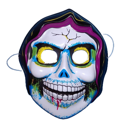 Grim Reaper Vintage Skull Retro Halloween Mask