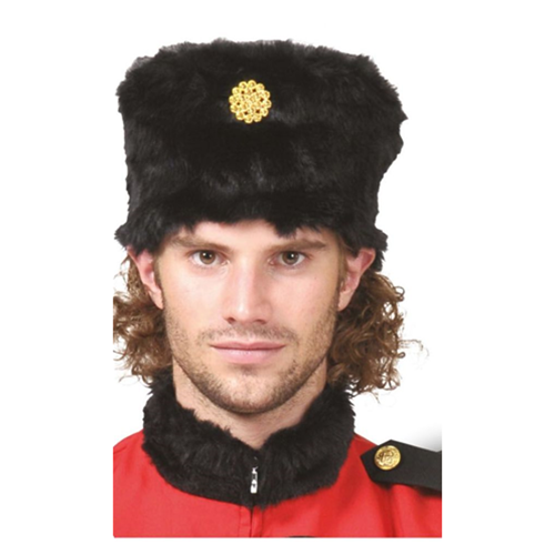 Black Fur Cossack Hat